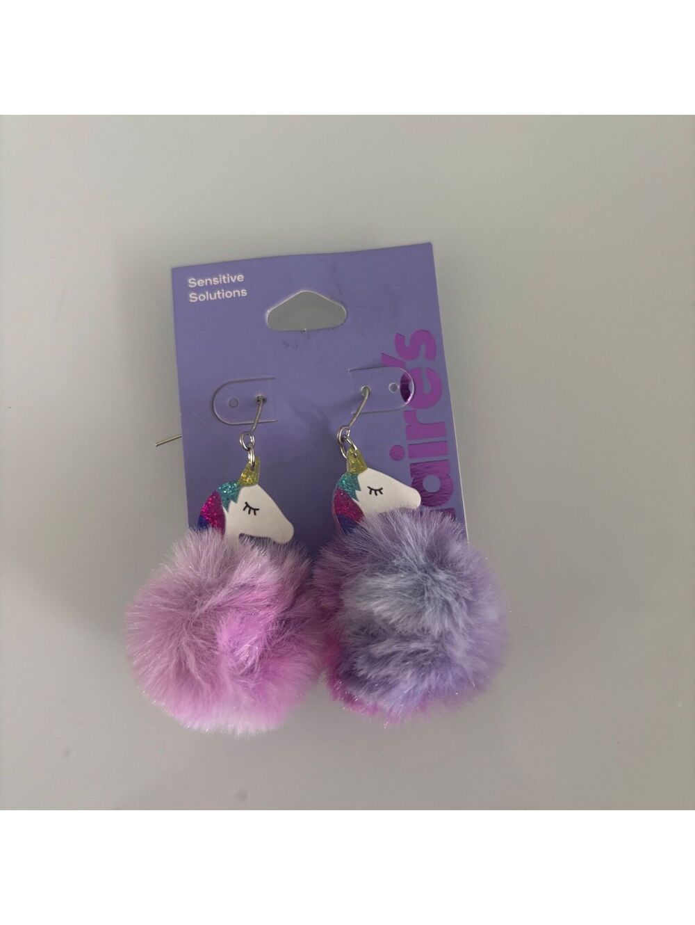 Unicorn Puff Ball Earrings